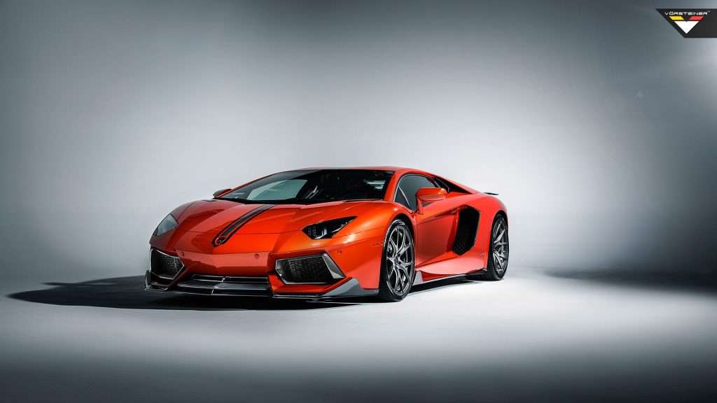 Rudy Red Stylish 2014 Lamborghini Aventador V Lp 740 By Vorsteiner Fhd Wallpaper