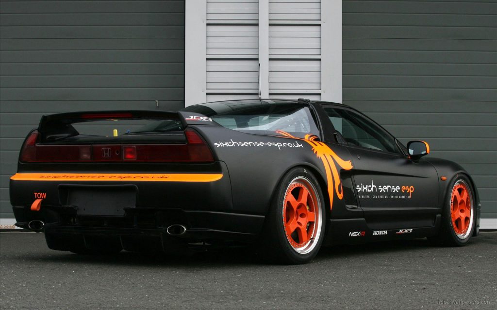 Sensational Black Honda Nsx By John Danby Racing 2 Fhd Wallpaper