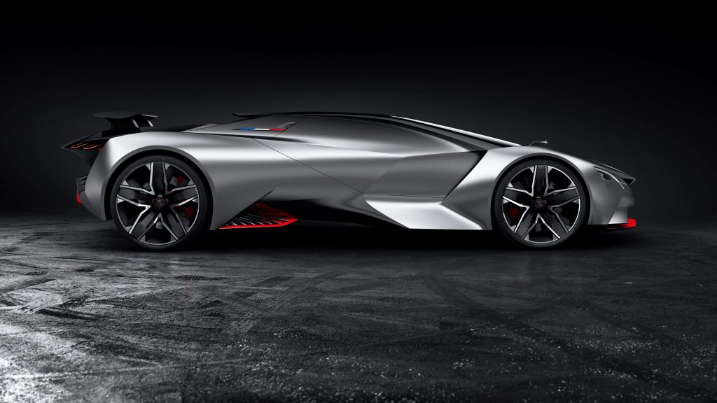 Sleek Beauty Of Peugeot Vision Gran Turismo 5k Wallpaper