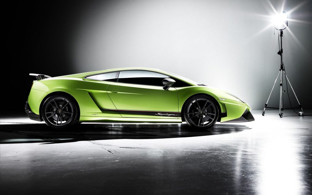 Sleek Green 2011 Lamborghini Gallardo Lp 570 4 Superleggera 2 Fhd Wallpaper