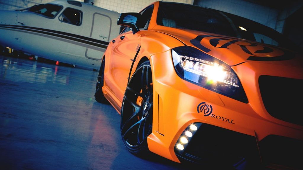 Solemn Orange 2012 Mercedes Benz Cls Fhd Wallpaper