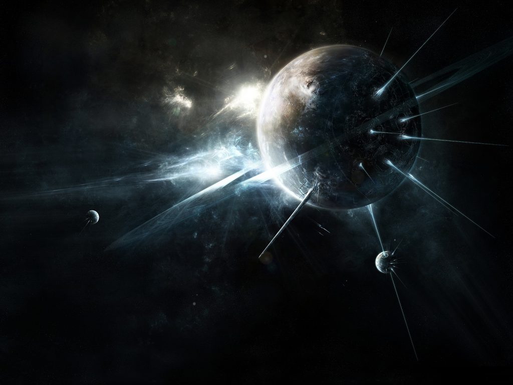Space Explosion Abstract Hd Wallpaper