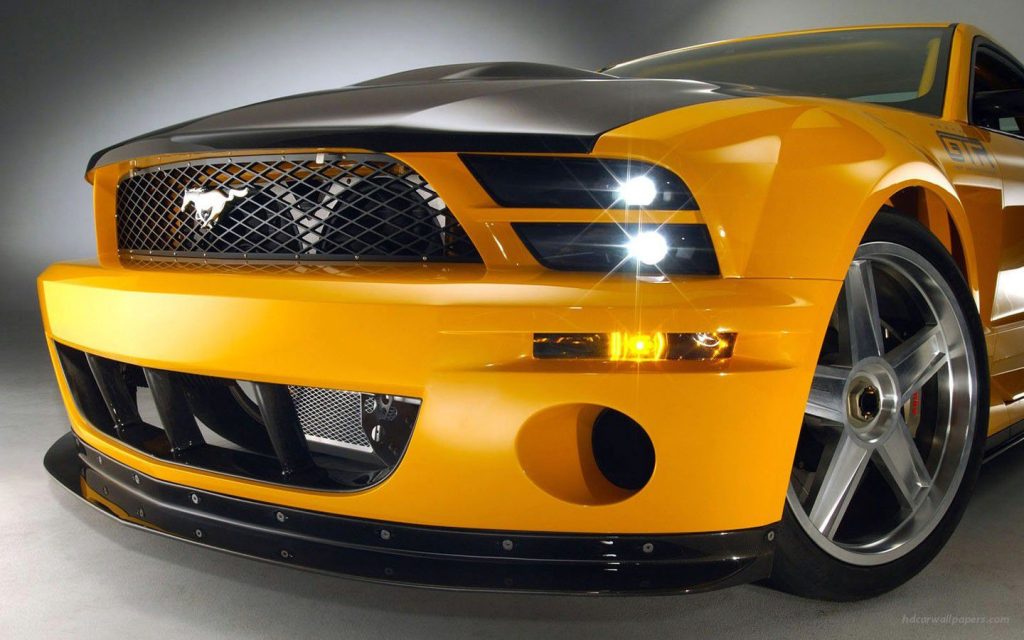 Sparkling Front View 2005 Mustang Gtr 4 Hd Wallpaper