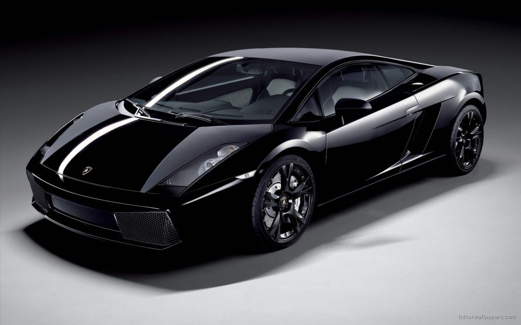 Spectacular Black Lamborghini Gallardo Nera Fhd Wallpaper