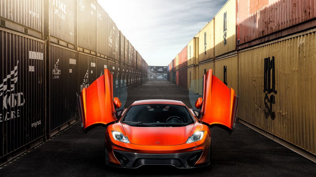 Spectacular Orange Vorsteiner Mclaren 12c Mp4 Vx Fhd Wallpaper