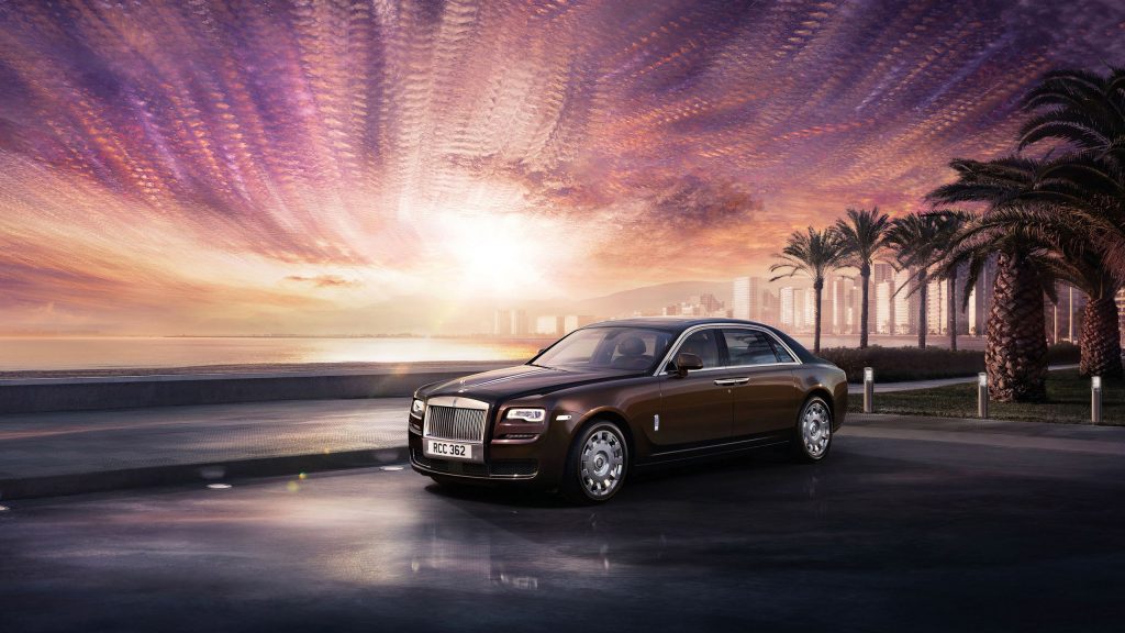 Spectacular Rolls Royce Ghost Series Ii 2015 Fhd Wallpaper