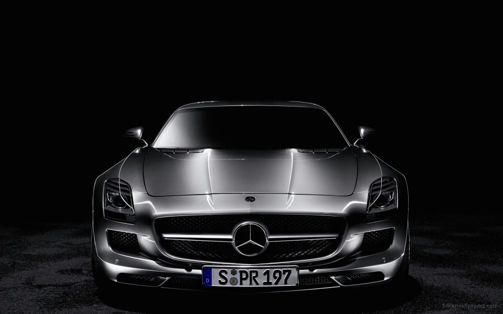 Stately Black 2011 Mercedes Benz Sls Amg 5 Fhd Wallpaper