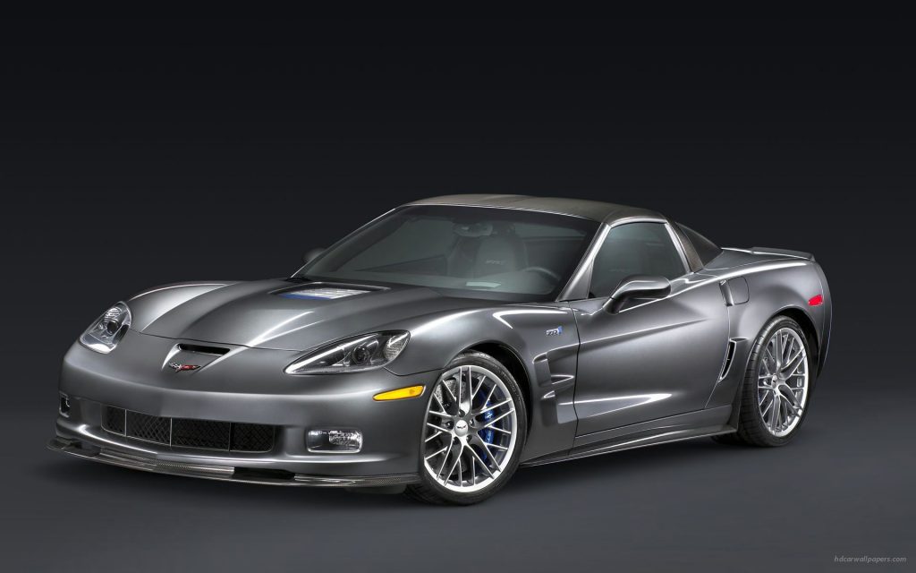 Stunning Silver Metallic 2009 Chevrolet Corvette Zr1 3 Fhd Wallpaper