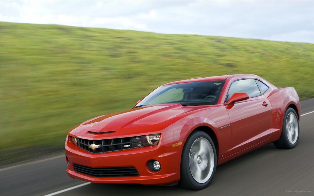 Stunning Speedy Red 2010 Chevrolet Camaro Ss 7 Fhd Wallpaper