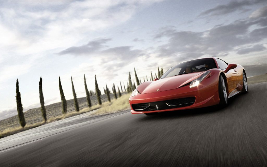 Super Fast Ferrari 458 Italia 2 Fhd Wallpaper