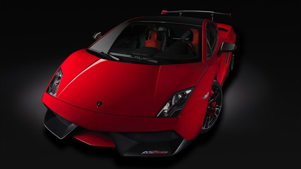 Superb Red Lamborghini Gallardo Super Trofeo Stradale Fhd Wallpaper