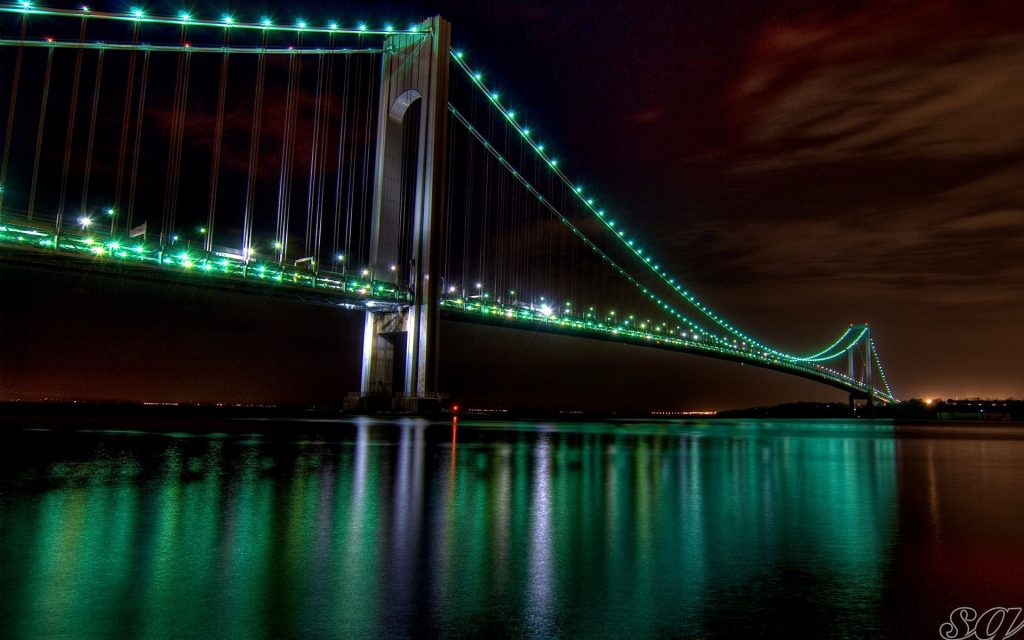 The Golden Gate Bridge Night View Wide Wallp 5367