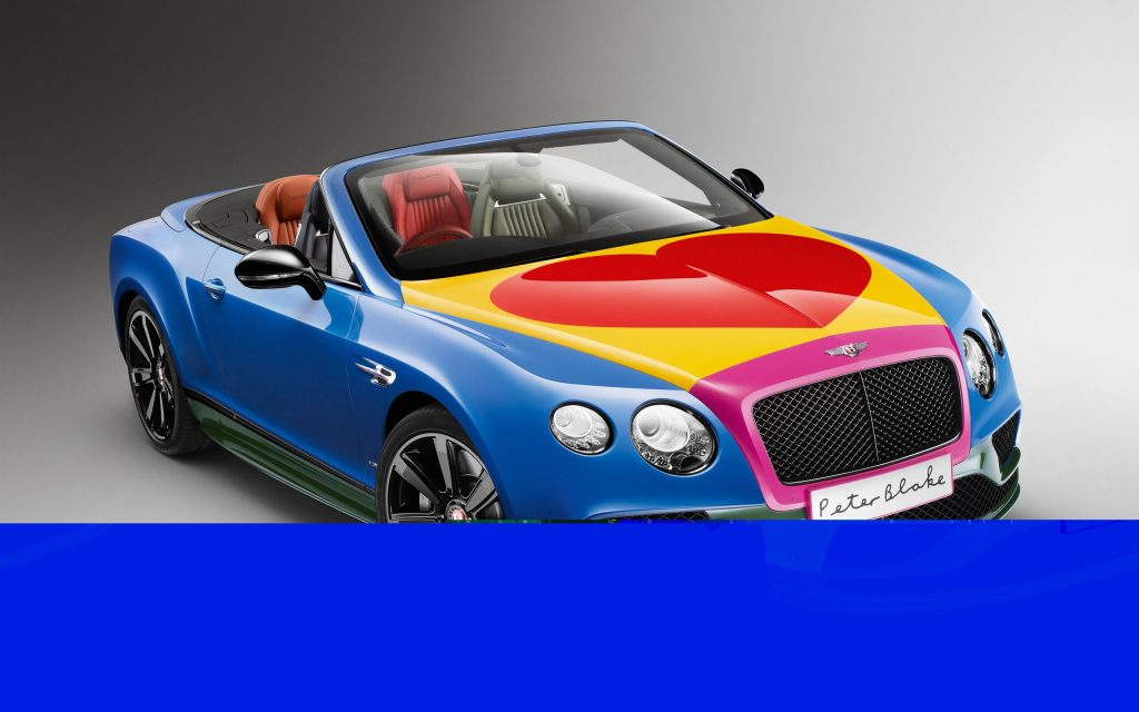 Unique Multi Colour 2016 Bentley Gt Sir Peter Blake Fhd Wallpaper