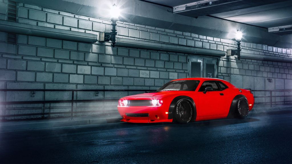 Unique Red 2015 Dodge Challenger Srt 4k Uhd Wallpaper