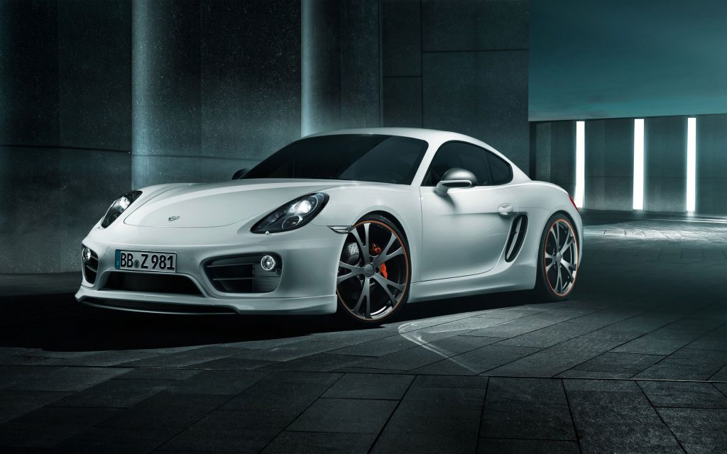 Unique White 2013 Porsche Cayman By Techart Fhd Wallpaper