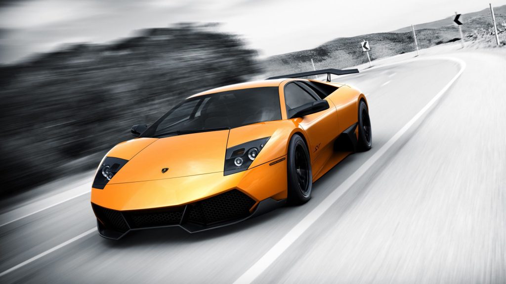 Vibrant Yellowish Lamborghini Murcielago Lp 670 4 Fhd Wallpaper