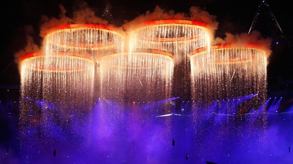 Wonderful Celebrations London Olympics Opening Ceremony Fhd Wallpaper