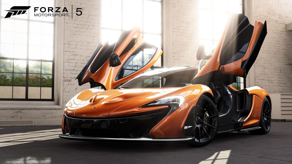 Wondrous Orange Luxuory Froza 5 Mclaren P1 Fhd Wallpaper