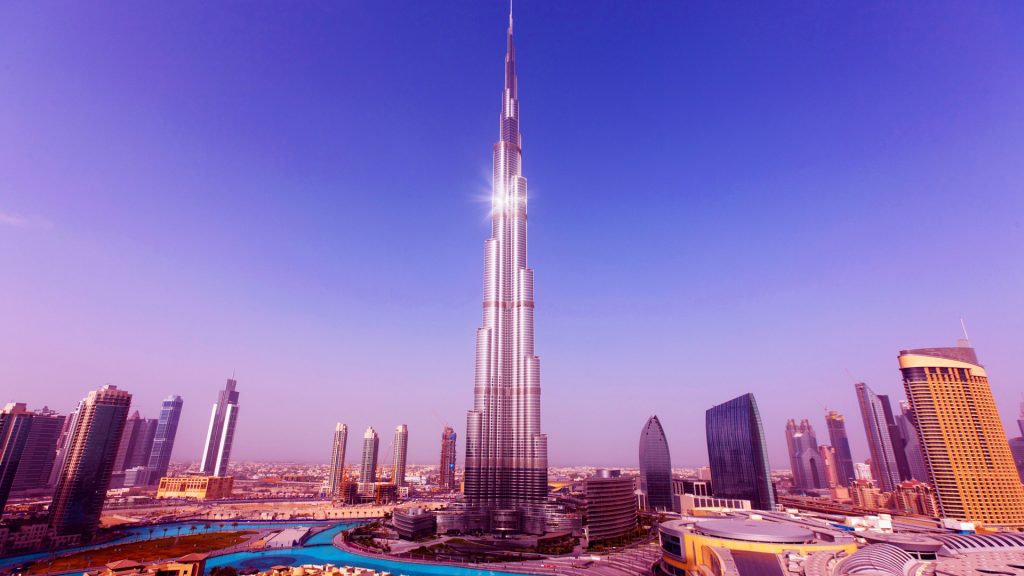 Worlds Tallest Tower Burj Khalifa Beautiful View Fhd Wallpaper