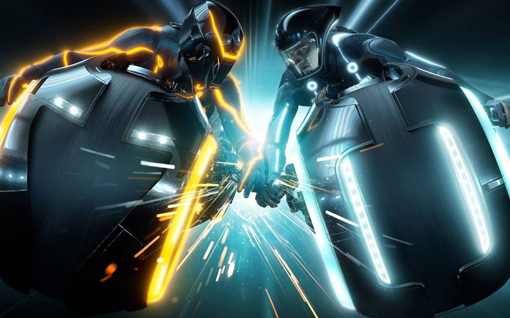 2010 Tron Legacy Fight Scene Hd Movie Wallpaper