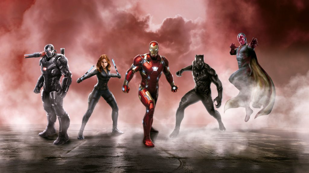 Amazing Captain America Civil War Cast 5k Uhd Movie Wallpaper