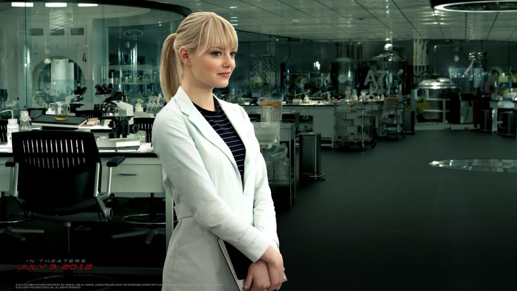 Awesome Emma Stone As Gwen Stacy Fhd Movie Wallpaper