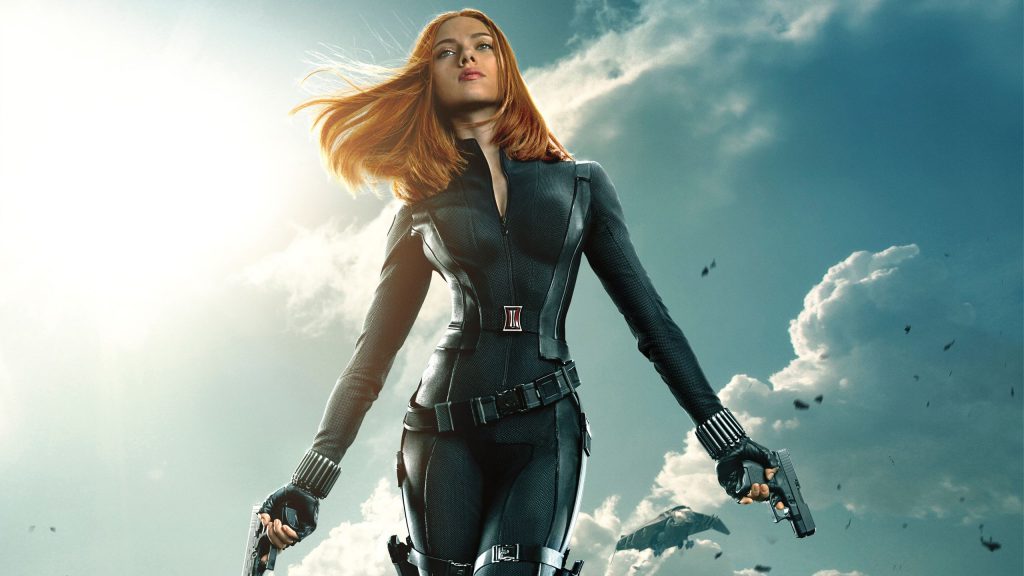 Black Widow Captain America The Winter Soldier Movie Still Fhd Wallpaper