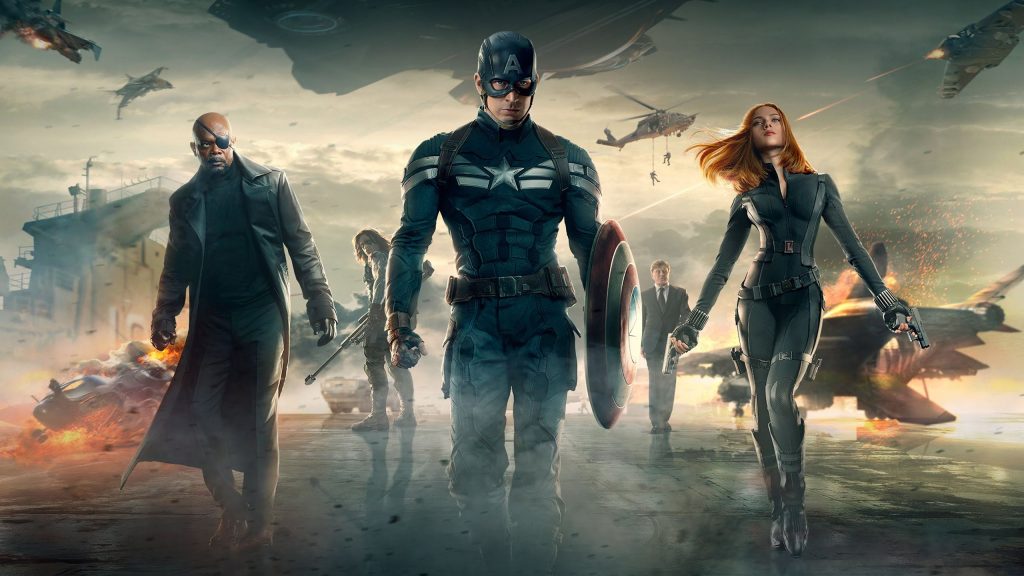Captain America The Winter Soldier Movie Still Fhd Wallpaper