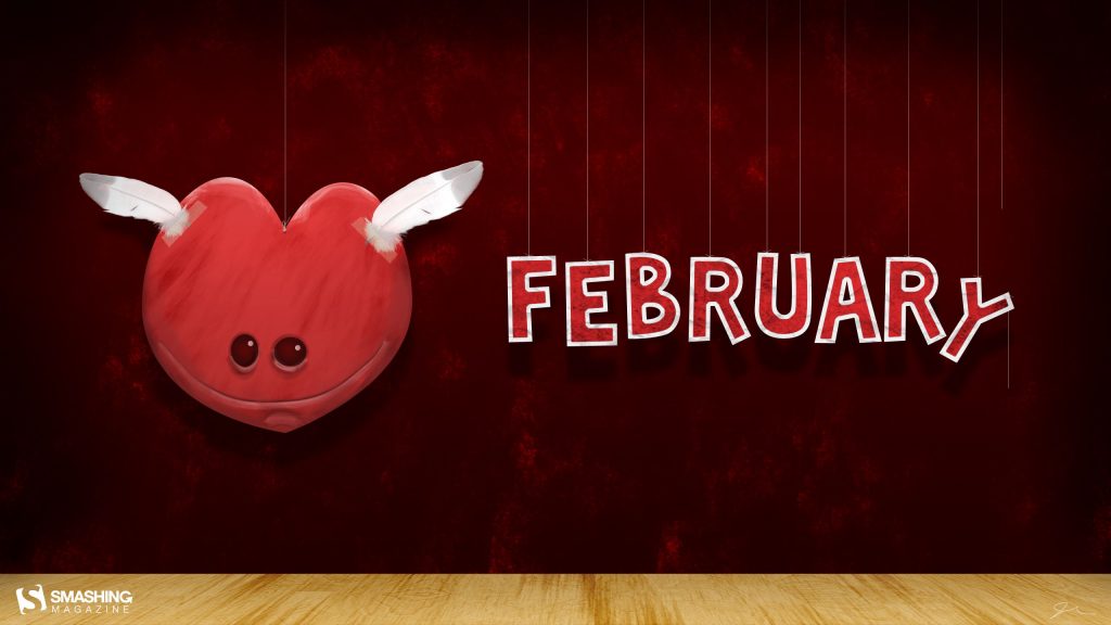 Celebrate February Month Of Love Fhd Wallpaper
