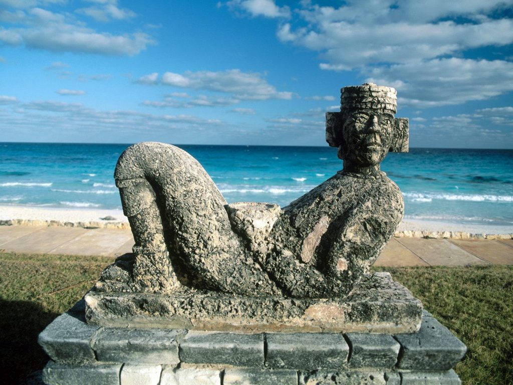 Chac Mool Cancn Mexico Hd Wallpaper