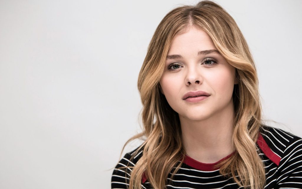 Chloe Moretz Close Up Fhd Wallpaper