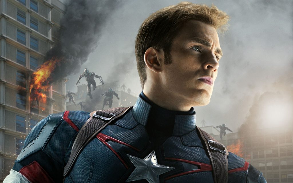 Chris Evans As Captain America Avengers Age Of Ultron Fhd Wallpaper