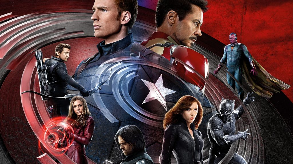 Civil War Captain America Iron Man Movie Poster 4k Uhd Wallpaper