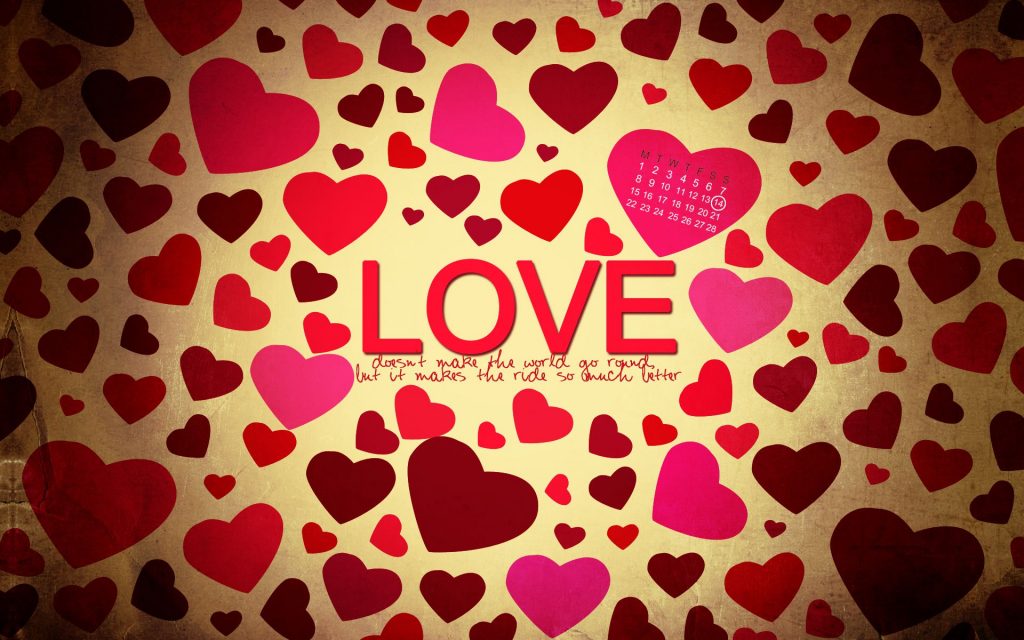 Countless Love Hearts Image Fhd Wallpaper