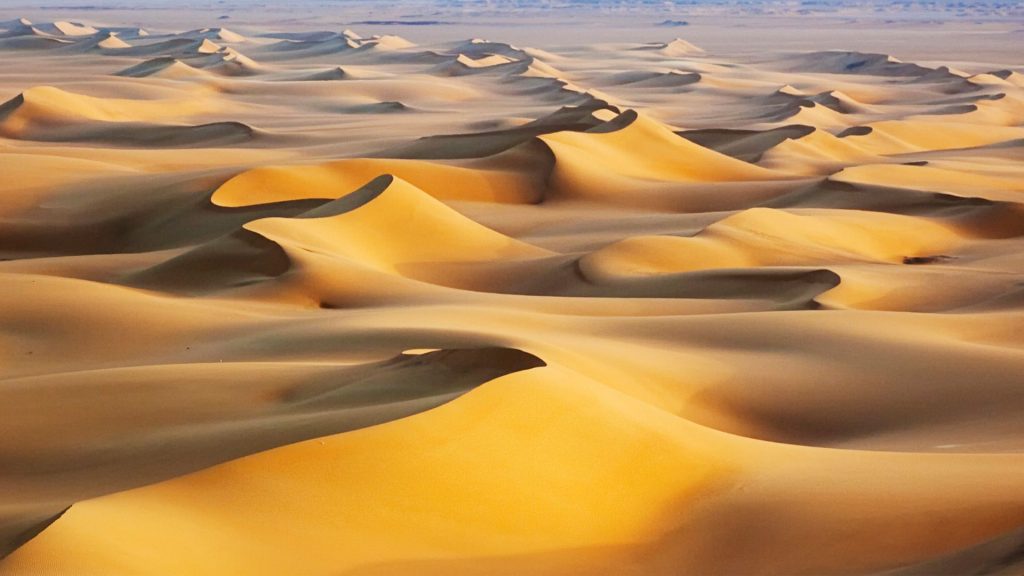 Cutest Sand Dunes Sunrise White Desert Egypt Fhd Wallpaper