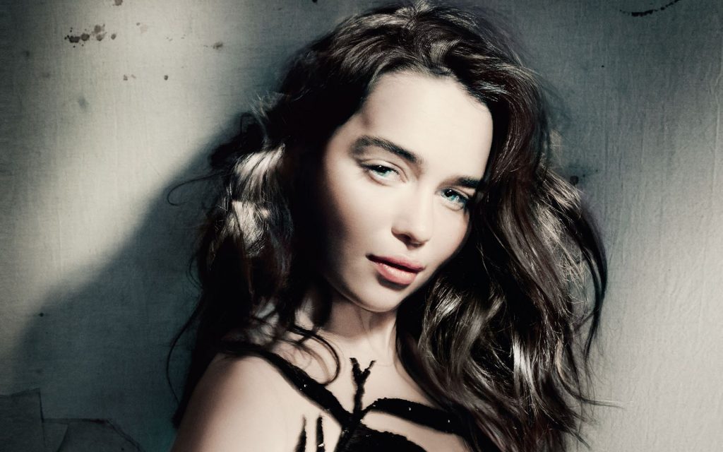 Emilia Clarke Blue Eyes Fhd Wallpaper