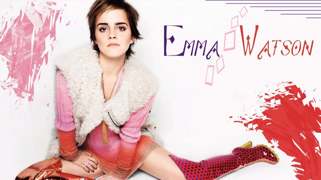 Emma Watson Looking Hot Fhd Wallpaper