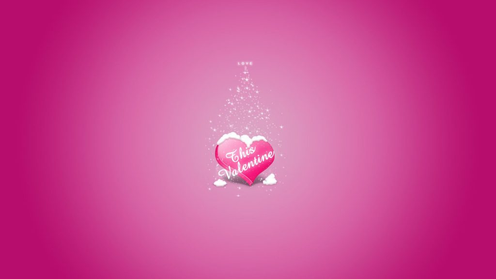 Glittering Valentine Heart Fhd Wallpaper