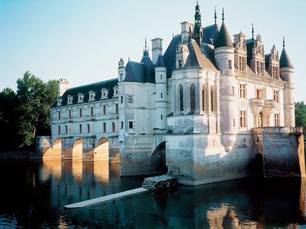 Grand Chenonceaux Castle France Hd Wallpaper