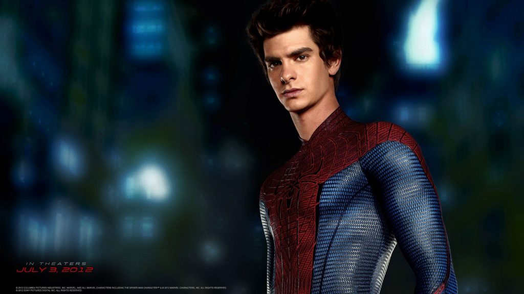 Handsome Andrew Garfield In Amazing Spider Man Fhd Wallpaper