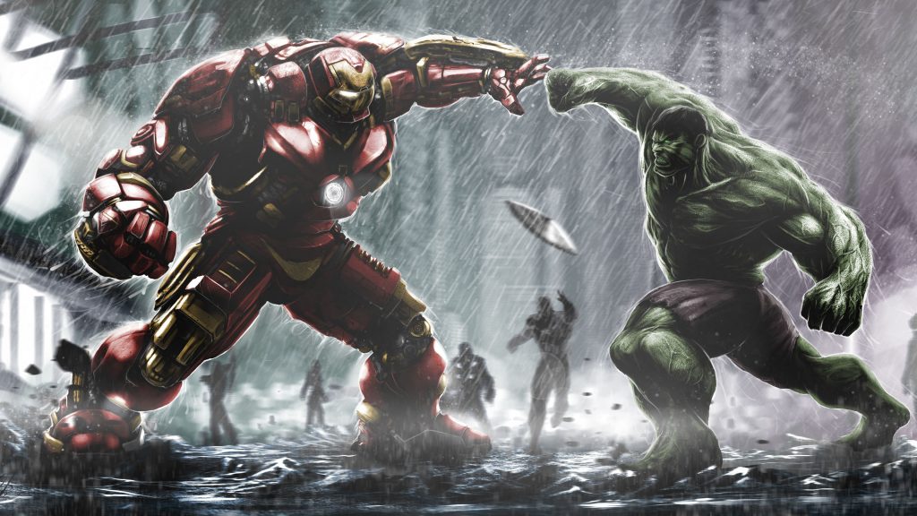 Iron Man Vs Hulk Fight Scene 4k Fhd Movie Wallpaper