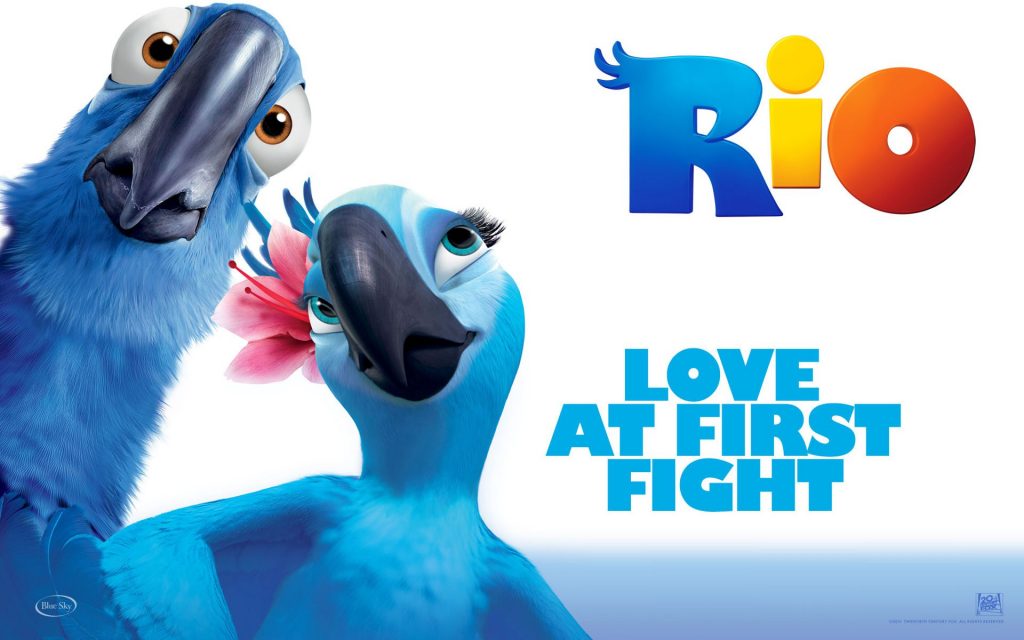 Love At First Fight Rio Fhd Cartoon Wallpaper