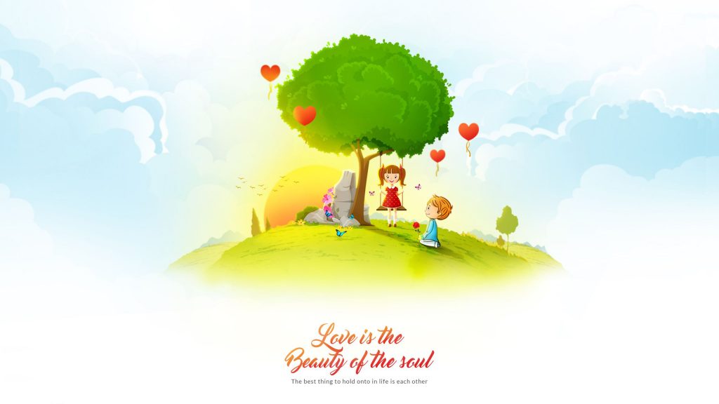 Love Beauty Of Soul Graphic Fhd Love Wallpaper