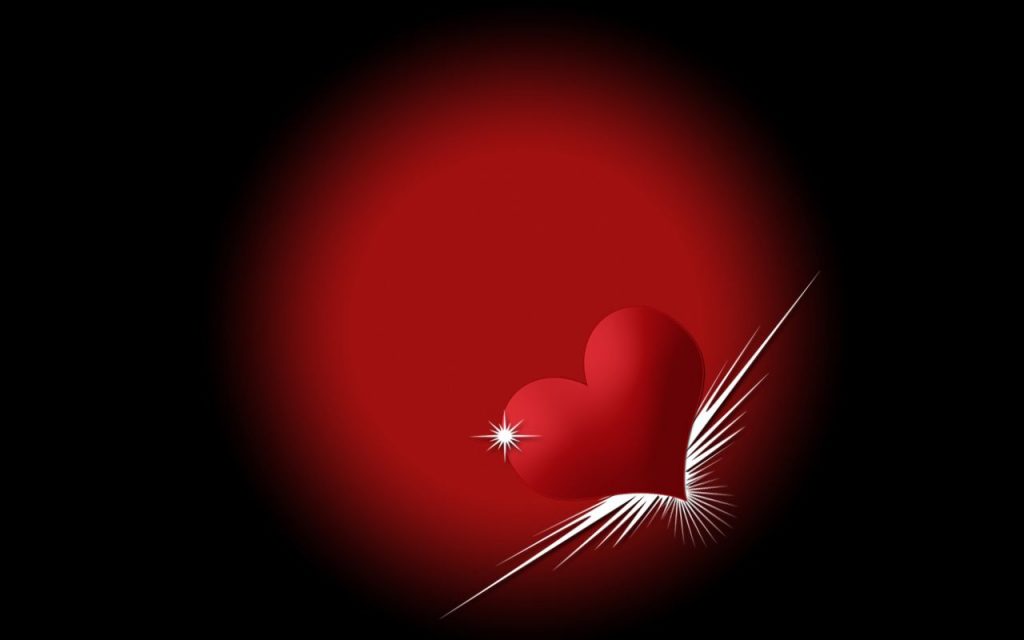 Love Flying Heart Fhd Wallpaper
