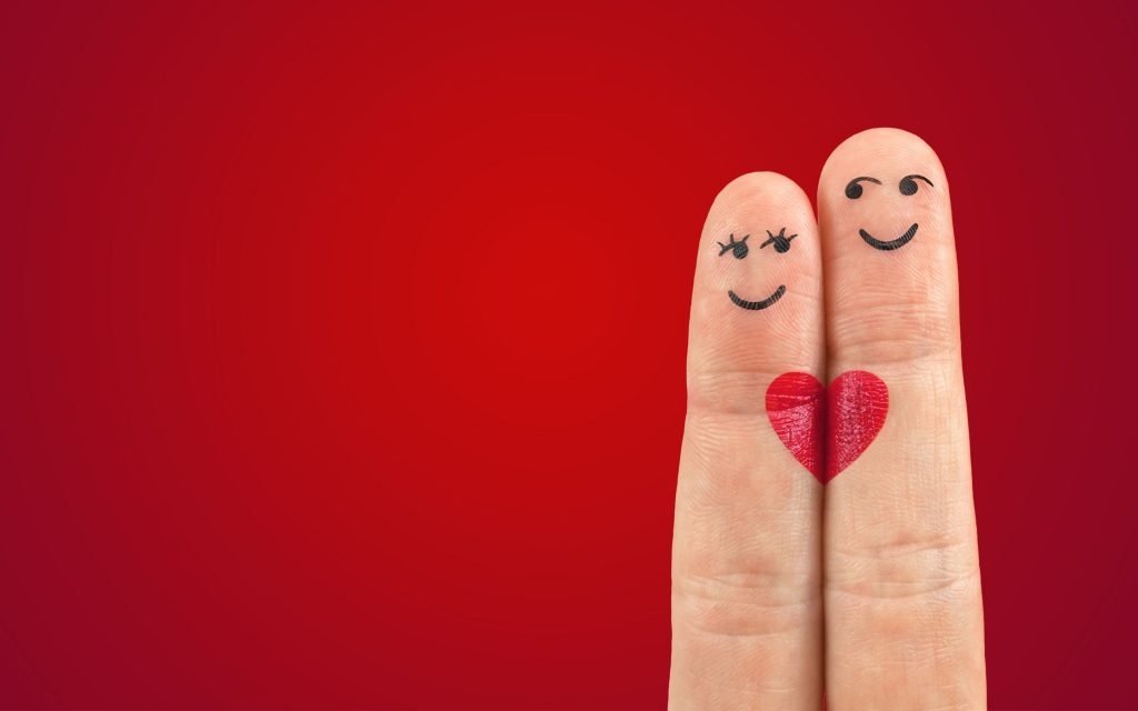 Love Pair Heart Fingers Fhd Wallpaper