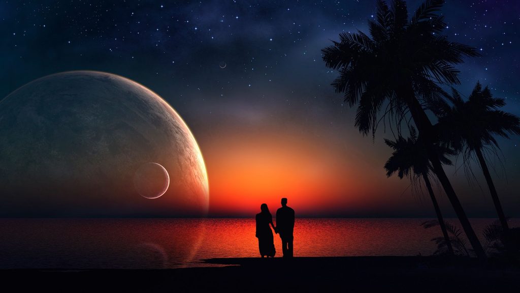 Lovers Dreamy World Fhd Wallpaper