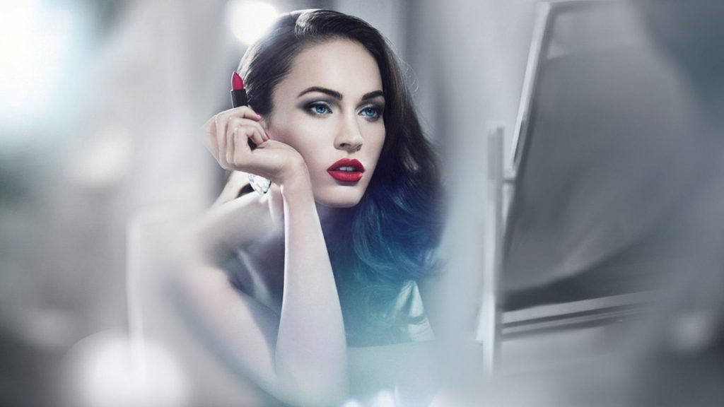 Megan Fox Lipsticks Photo Shoot Wallpaper