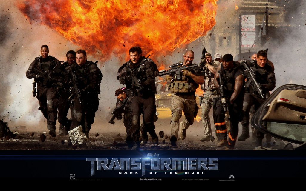 Military In Transformers 3 Fhd Poster Wallpaper