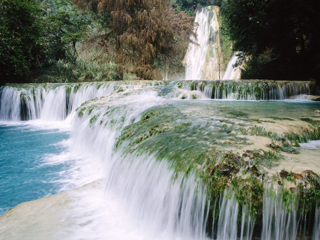 Minas Viejas Waterfalls Mexico Hd Wallpaper