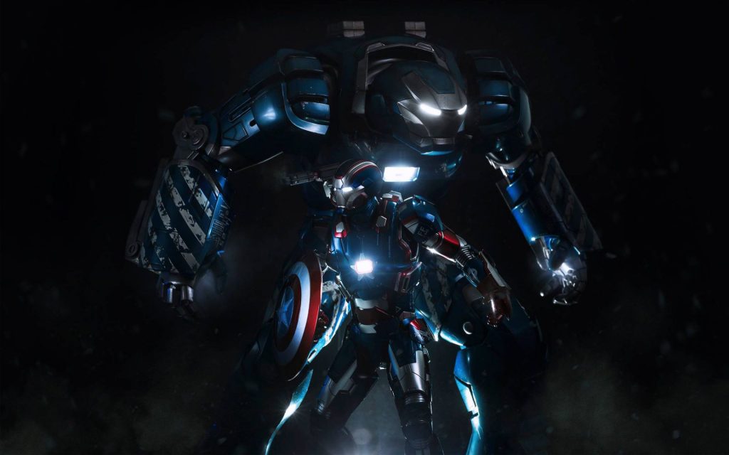 Patriotic Iron Man Fhd Movie Wallpaper